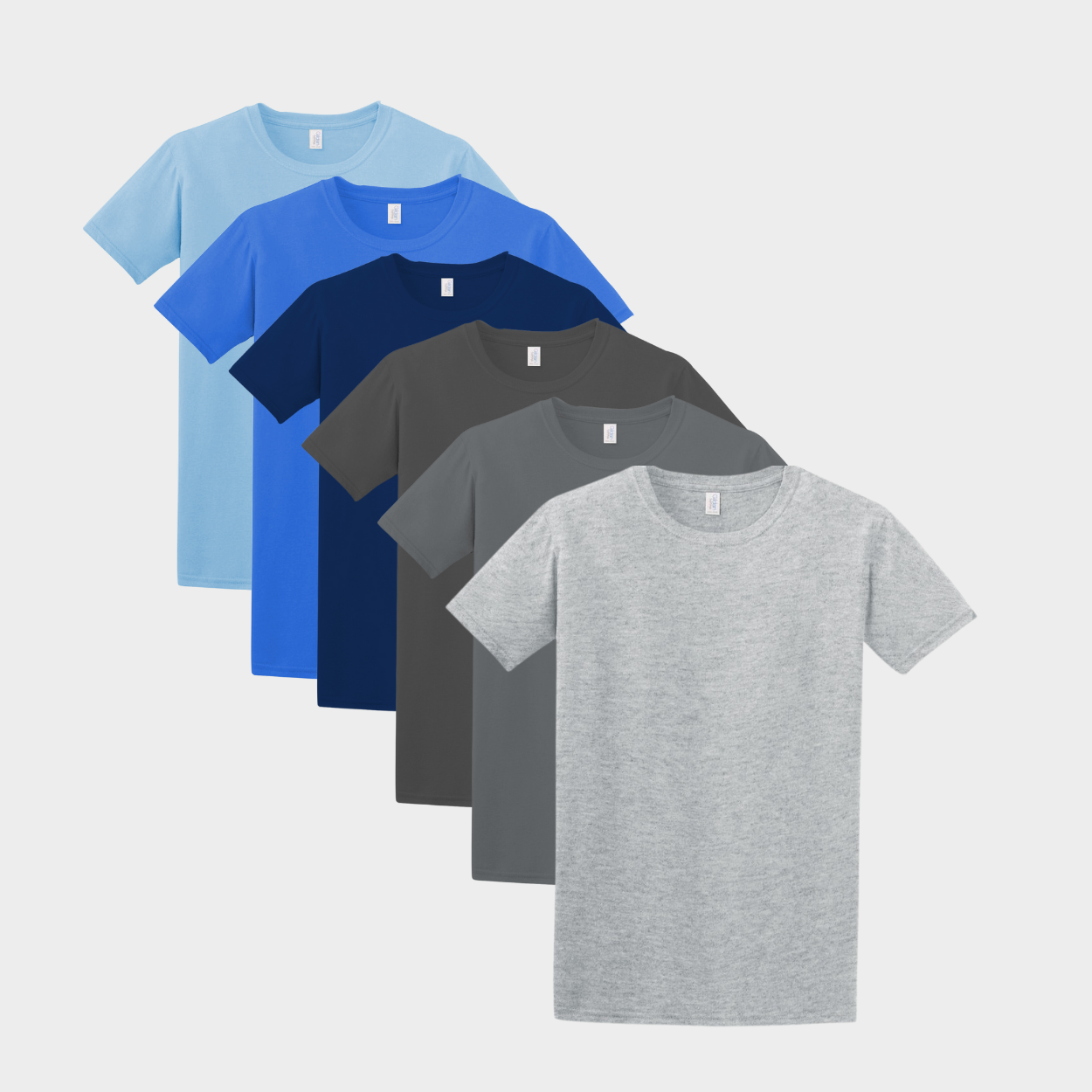 Blue and Grey Combo 6-Pack Size L